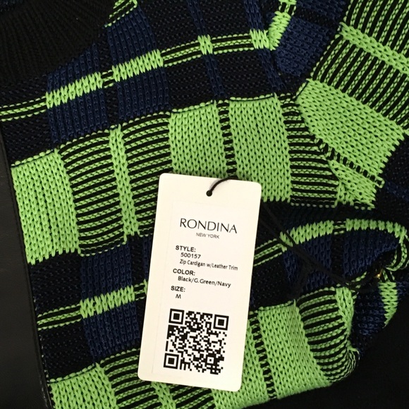 Rondina New York Double Zip Up Cardigan - Picture 7 of 8